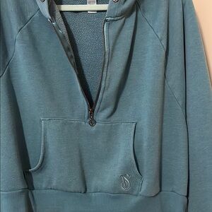 Victoria’s Secret  Blue Hoodie Sweater zip up